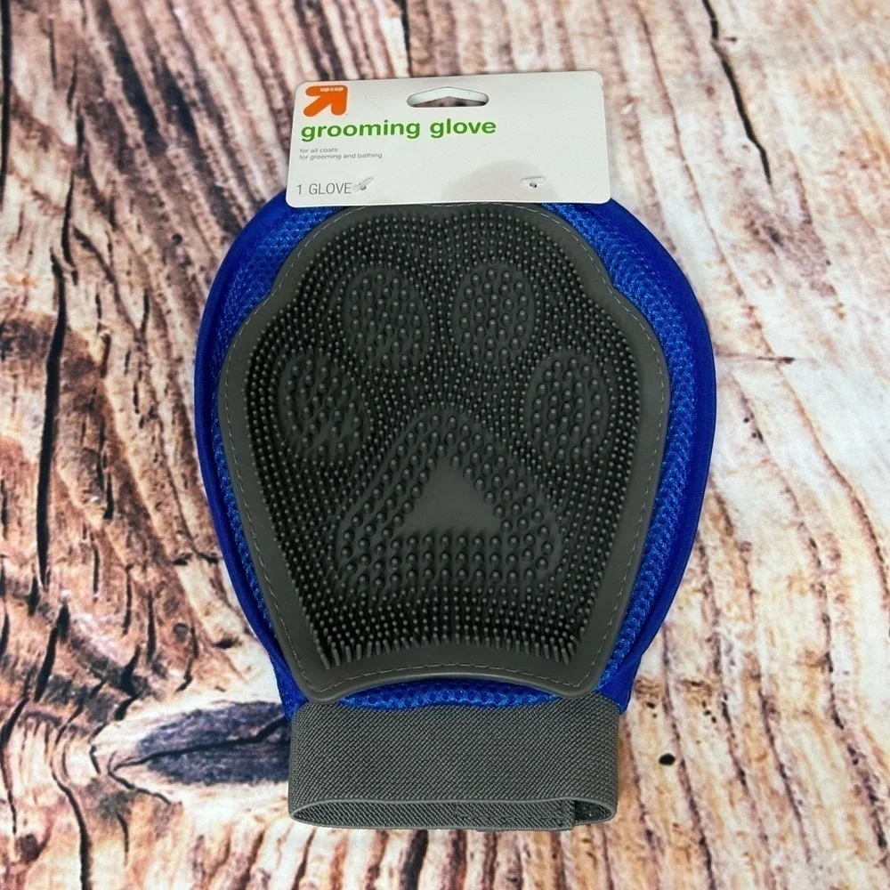 Pet Grooming Glove Brush Deshedding Tool Double Sided NEW Set of 3